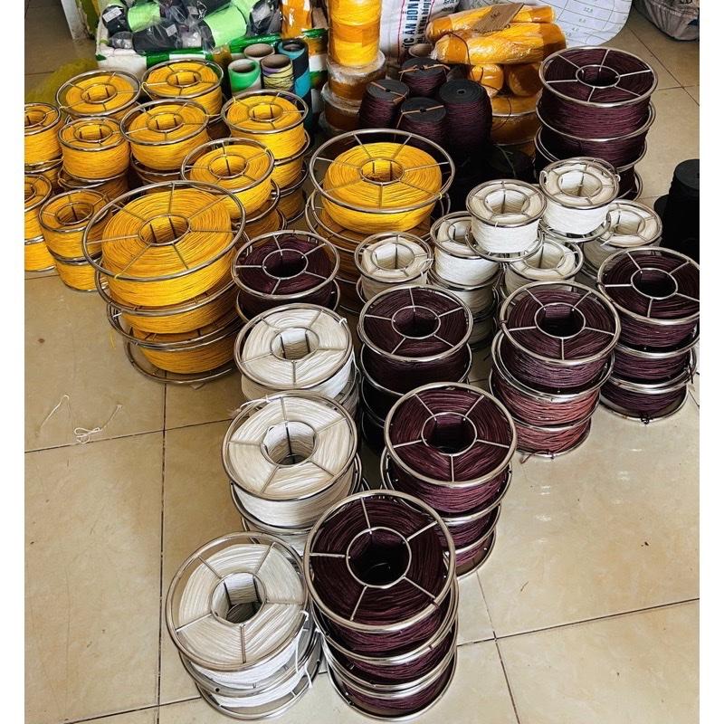 Combo quấn sẵn Guồng D20+ 1kg dây malai nâu thả diều