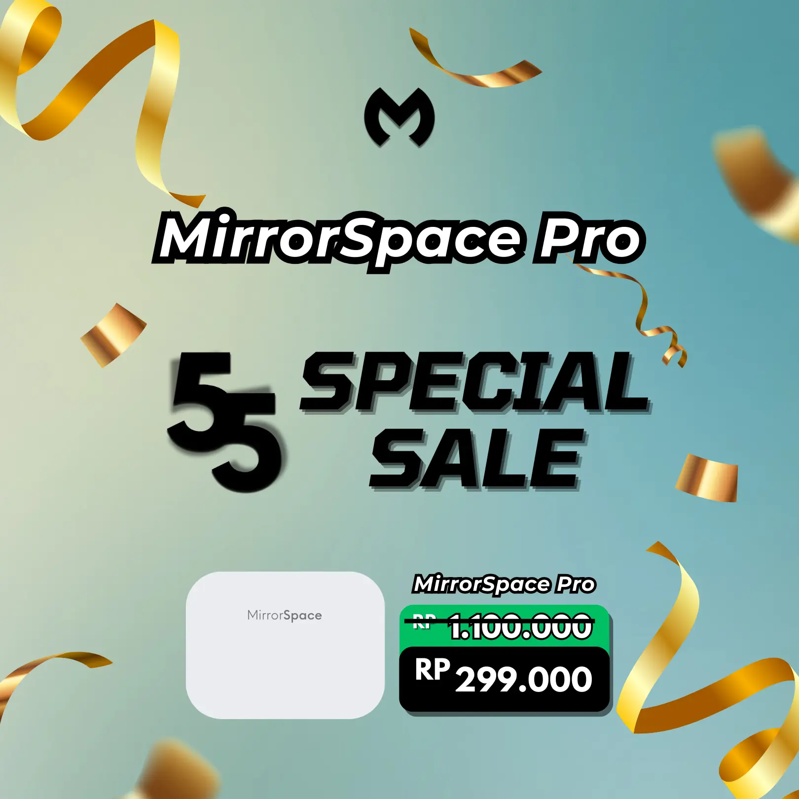 MirrorSpace Pro Wireless Charging Case TWS Bluetooth