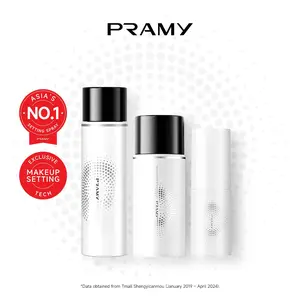 【Buy One Get One Free】Pramy Moisturizing Setting Spray Dewy Finish | Matte Finish – 65 ML | Primer Setting Spray Anti Cakey and Long Lasting Makeup Hingga 12 Jam | Melembabkan Kulit dan Mengontol Minyak Berlebih | Fixing Spray Oil Control