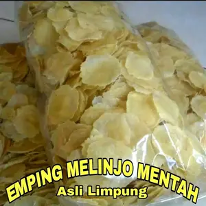 EMPING MELINJO MENTAH KUALITAS SUPER ASLI LIMPUNG LB 1 KG Food Snack Kering Cemilan