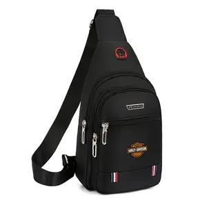 Leisure Car Small Backpack One-shoulder Messenger Bag Chest Bag For Harley Davidson Softail Sportster VRSC Touring X48 883 Glide