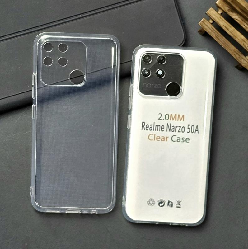 Clear Case 2.0mm Softcase Bening Transparan Case Kompatibel R3alme Narzo 50 5G Narzo 50A Narzo 50I 0