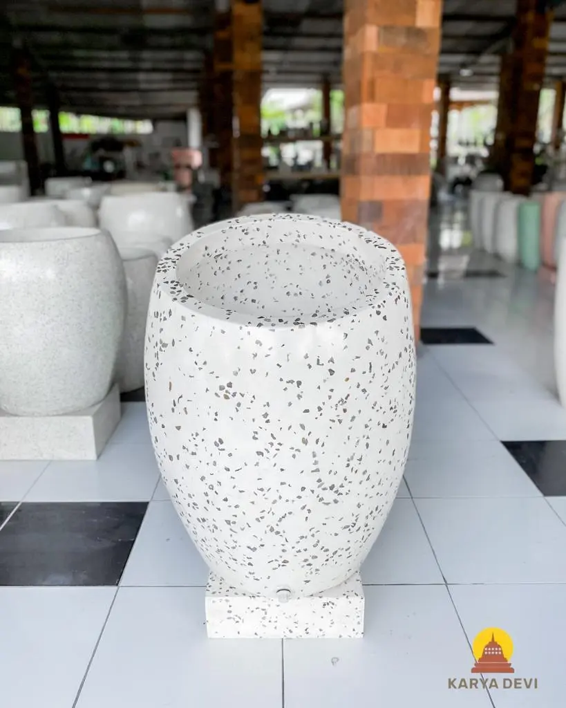 Bak Mandi Terazzo dung-dung miring + Tatakan (Wajib Baca Deskripsi Produk)
