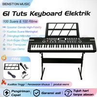 Gambar Benston Music Piano Digital 61 Tutup Portabel, Organ Elektronik Anak, Alat Musik Pemula - Black dari Benston Music Kab. Tangerang 1 Tokopedia