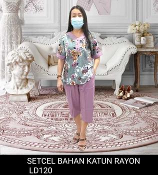 Product Review of Baju Tidur Piyama/Setelan 7/8 Rayon Kombinasi Ukuran 3XL from I**0 0