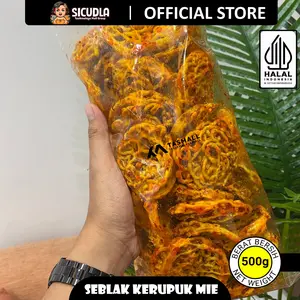 500gram - SEBLAK KERUPUK MIE CHILIOIL SiCudla Camilan Pedas