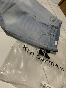Product Review of Kivi Garment Jeans Cutbray Wanita Highwaist Jeans Cutbray Stylish, Cutbray Denim, Sentuhan Flare Klasik,Celana Wanita, Celana Panjang Stretchy (Melar) from F**t 1