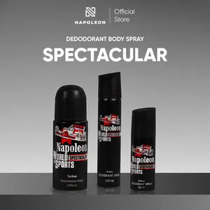 NAPOLEON Deodorant Spray Spectacular Hitam 200 ML