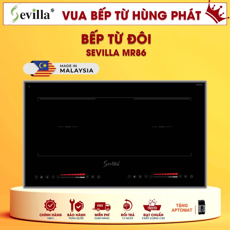 Bếp điện từ đôi Sevilla SV-MR86 Nhập khẩu nguyên chiếc Malaysia - Công nghệ chuẩn Đức Bếp Từ