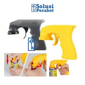 Spray Gun Handle AJ77 SP / Semprot Adaptor Semprotan Kaleng Alat Bantu Cat Pistol / Full Grip Adapter Praktis Tangan Pengecatan Mobil Roda Pegangan