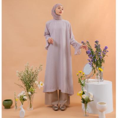 MAXI DRESS OUTER DURAN PREMIUM B340 Dalaman Fit Layer Muslim 0