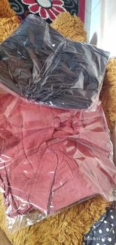 Product Review of KEMEJA RIVANA Atasan Wanita Kerah Shanghai Lengan 3/4 Bahan Polo Linen Kancing Full Oversize from m**4 0