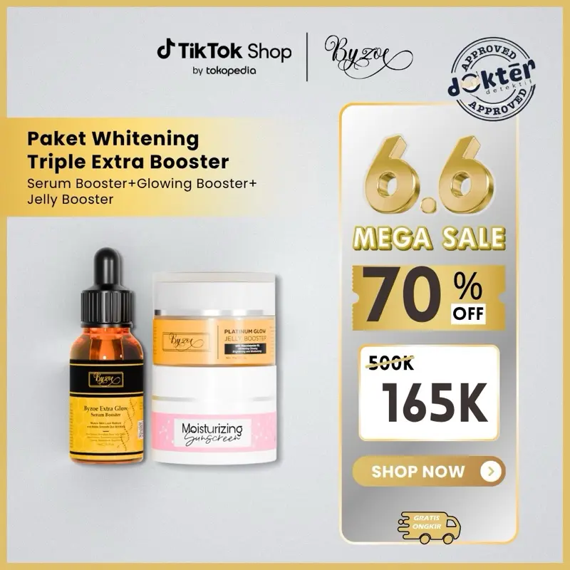 [DOKTIF APPROVED] [EXCLUSIVE] Byzoe Paket 3in1 Ekstra Glowup Protection 1
