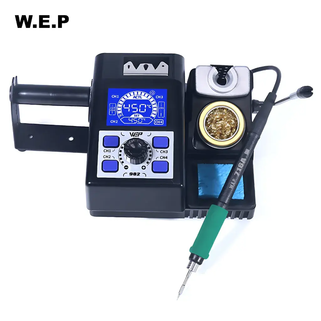 WEP 982 Soldering Station C210 Fast Heating Memory Channel Temperature Control Original