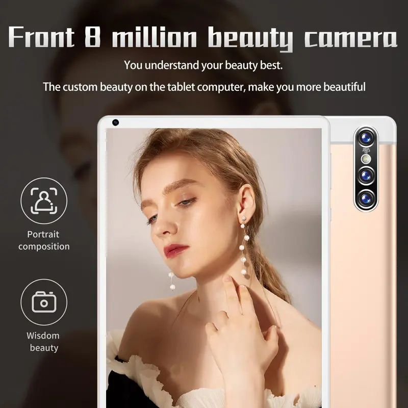 Tablet PC Baru S16 12GB + 512GB Android 8 Inci Layar Full Screen Layar Besar Wifi 3G/4G/5G Dual SIM Tablet Untuk Anak Belajar TAB Gaming Indonesia 4
