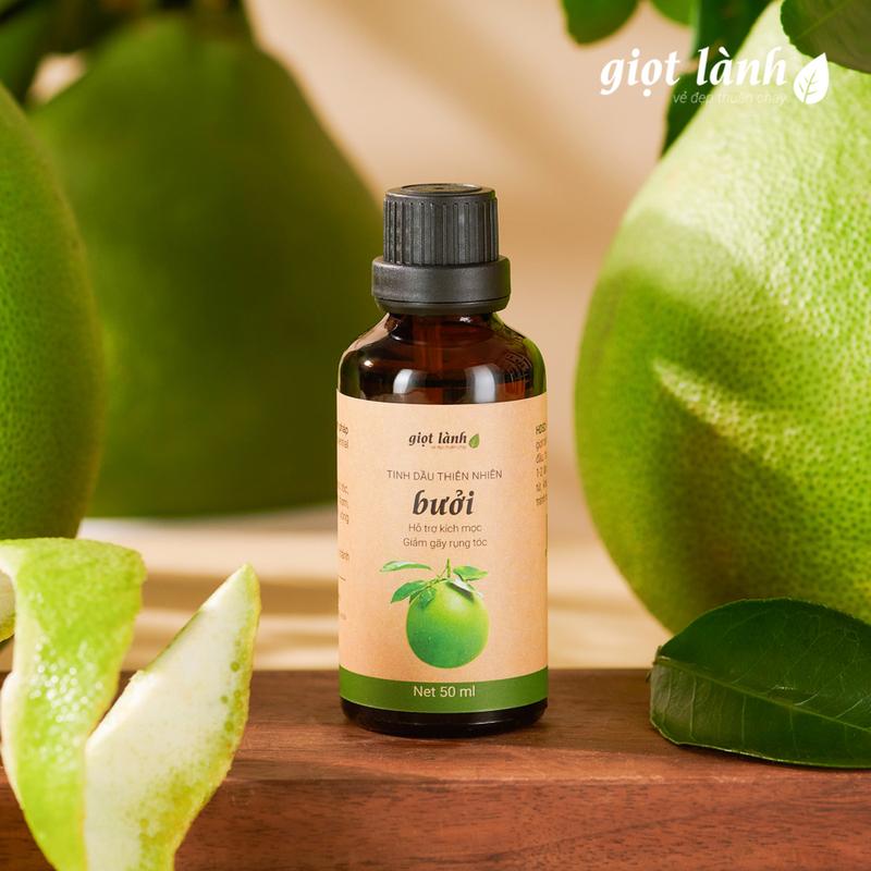  Tinh dầu bưởi nguyên chất - hỗ trợ mọc tóc giảm gãy rụng Giọt Lành 50ml 