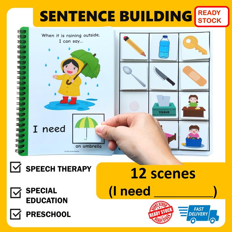 SENTENCE BUILDING English Teaching Material Early Language Development ...