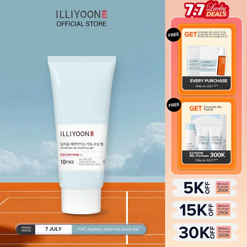ILLIYOON Ceramide Ato Soothing Gel 175ml - Moisturizer Melembapkan - Menenangkan Kulit - Tekstur Ringan Mudah Menyerap 0
