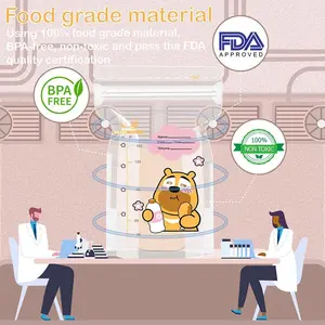 Breast milk storage bag plastik asi 150ml/250ml Kantung asi doble zipper CND Kids Wadah Bayi