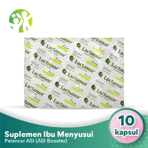 Lactamor 1 Strip - Suplementasi untuk membantu melancarkan ASI