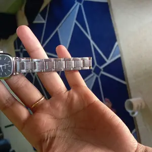 Jam Tangan Wanita Analog Quartz Casual Fashion Strap Rantai Stainless Steel Couple Pria GN005