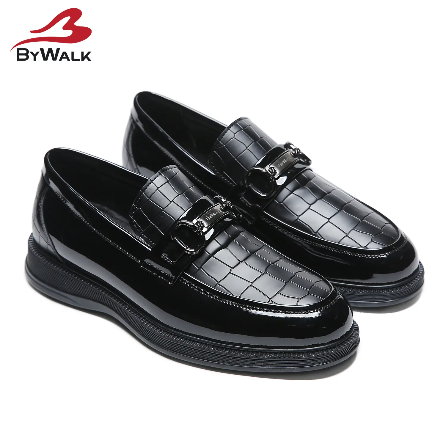 BYWALK JUNGKOOK6 Sepatu Formal Pria Loafers Docmart Kerja Kantoran Pantofel Resmi