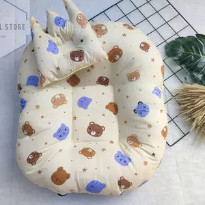 Sofa Bayi Multifungsi free bantal peang Empuk isian full silikon grade A 100% Karakter Gray