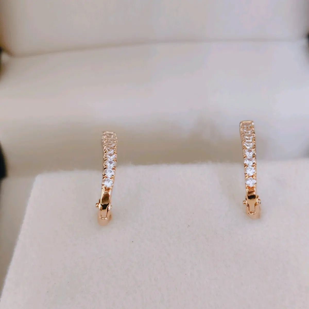 Anting Elegan Model Jepit Titanium Awet Earrings Aksesoris korea