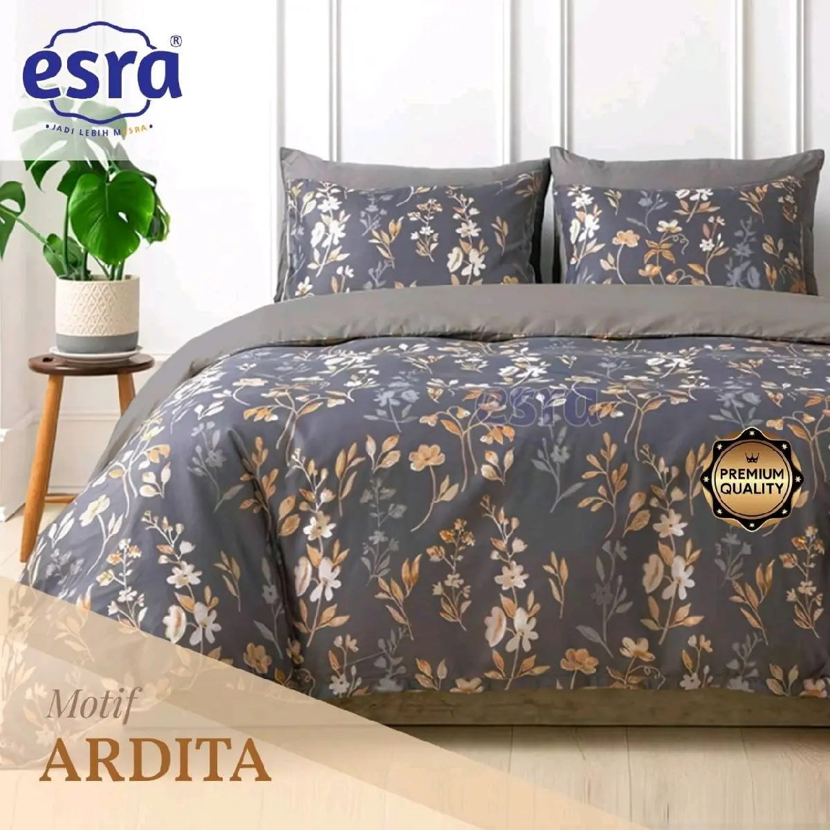 Sprei Set Karet  Katun Lokal Beverly Motif Ardita  Uk.90|100|120|140|160|180|200