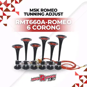 Telolet RMT660-A ROMEO (not bisa diubah) by MSK Romeo — Telolet Pakistan 6 Corong (12V/24V)