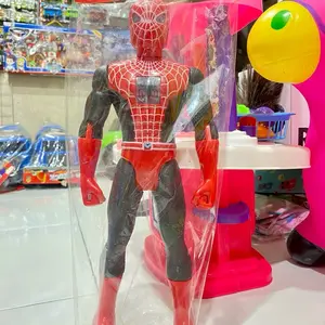 Spider-Man Action Figure Mainan Anak Karakter Superhero dengan Detail Kostum Merah dan Hitam