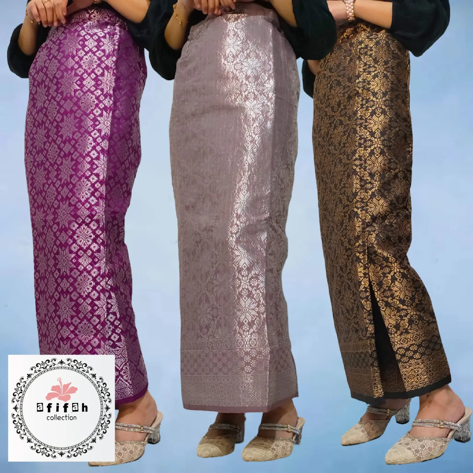 ROK SONGKET // SONGKET SPAN // BAWAHAN KEBAYA // SONGKET MODERN // AFIFAH COLL
