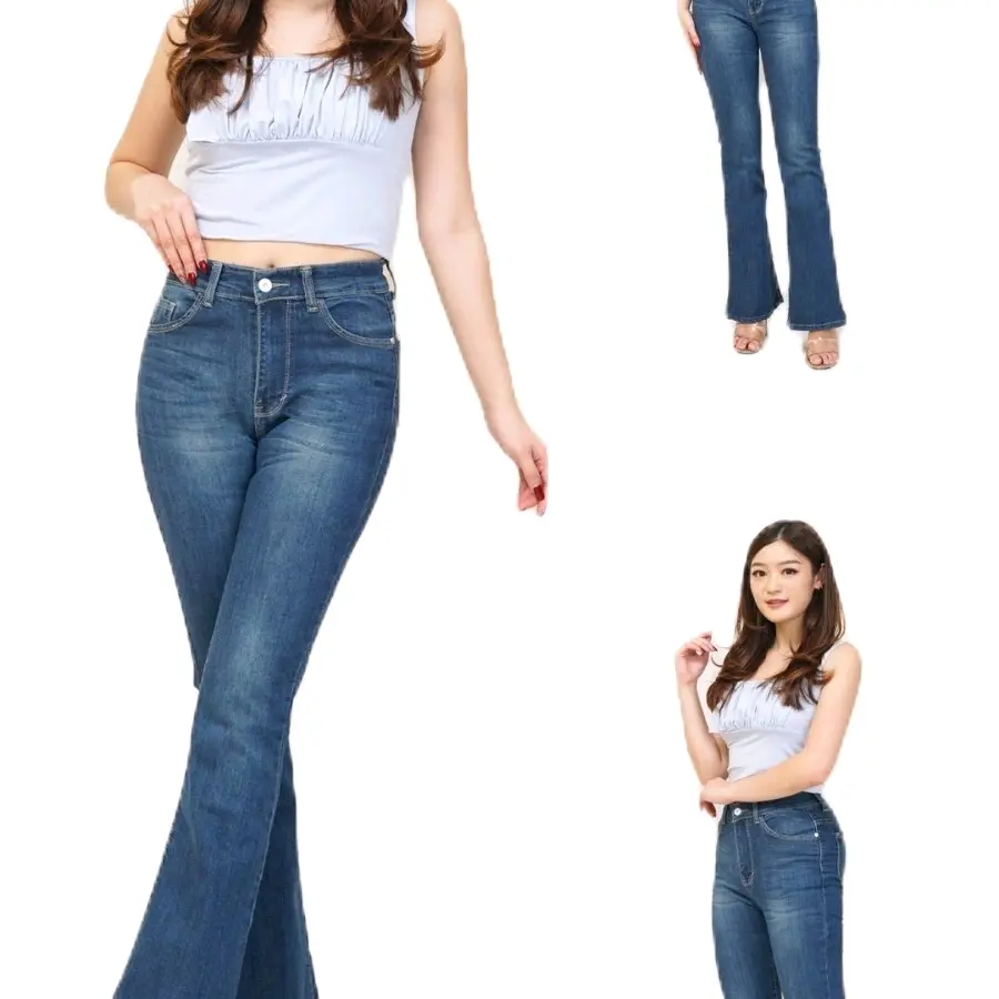 Celana Panjang Wanita Cutbray Jeans Streetch 27_30_31-34/Haighwaist Jeans