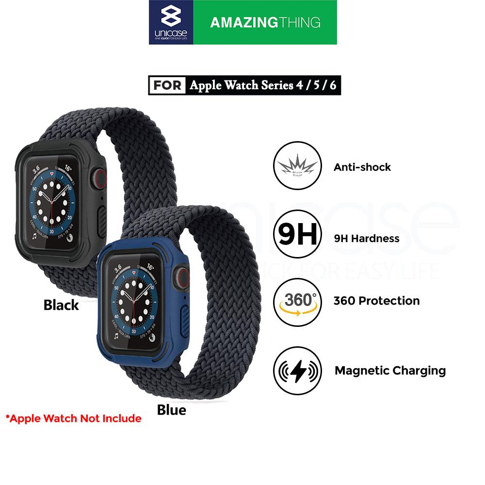 Case Apple Watch 7 45/41mm Amazingthing Marsix Full Cover Slim Casing