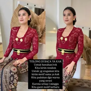 Kebaya Bali Sofia Strait Wisuda Wanita Atasan Wanita Atasan Dress Kondangan Dewasa Baju Motif Mewah Pesta