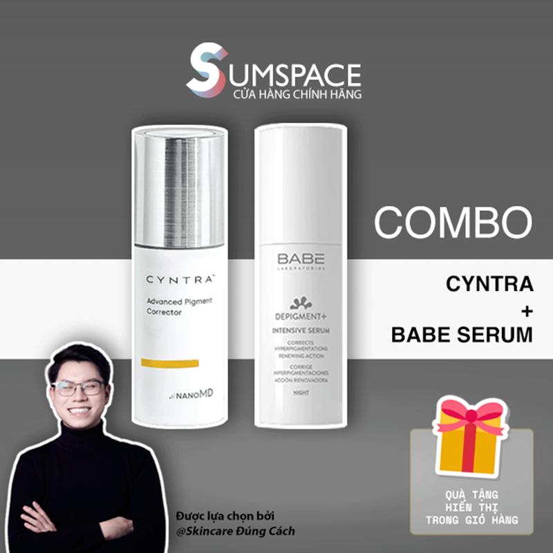   SUM SPACE x SƠN  Serum BABE Depigment + CYNTRA Hỗ Trợ Sáng Da & Mờ Đốm Nâu 