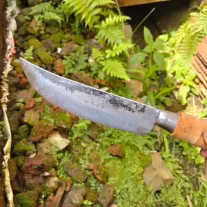 Pisau Dapur Tajam Bentuk Berang Bahan Baja Multifungsi untuk Seset,  Iris Daging dan Sayur Ukuran Tanggung - Kitchenware