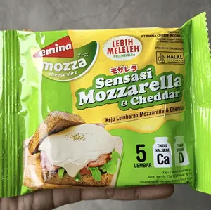 Emina Keju Mozarella Keju Slice Moza 5's Lembaran Isi 5