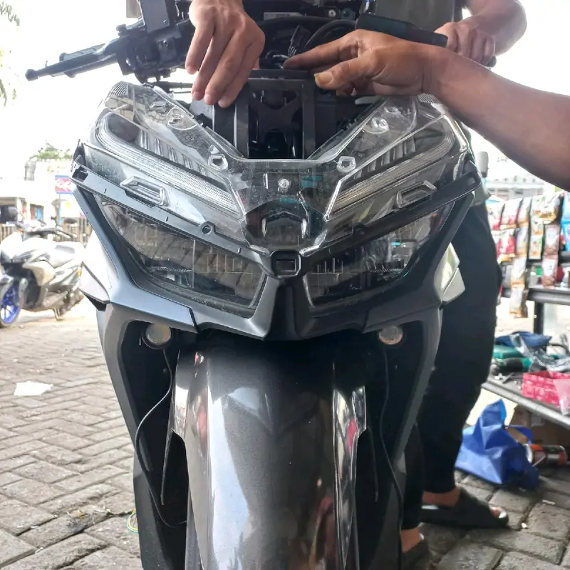 Breket Lampu Tembak Vario New 125 150 2018 Sampai 2025 Breket Foglamp 4