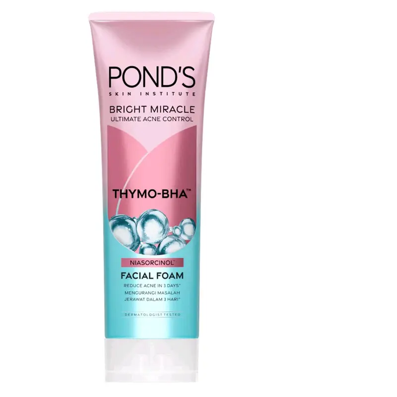 Ponds bright miracle facial foam 100ml dan 50ml Pemutihan 2