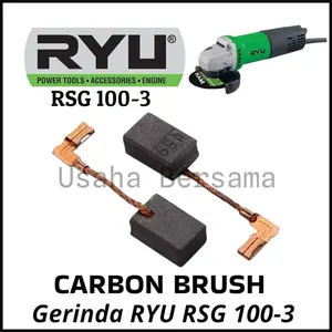 Ryu Brostel Gerinda Ryu RSG100-3 / Carbon Brush Grinda Gerinda Ryu RSG100-3 Coal Kul Bostel Cb Sepul Spul Arang Buster Mesin Grenda Ryu RSG100-3