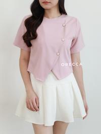 Gambar ORECCA - Rere Atasan Wanita Lengan Pendek - Sage, M dari Orecca.id Kota Administrasi Jakarta Barat 3 Tokopedia