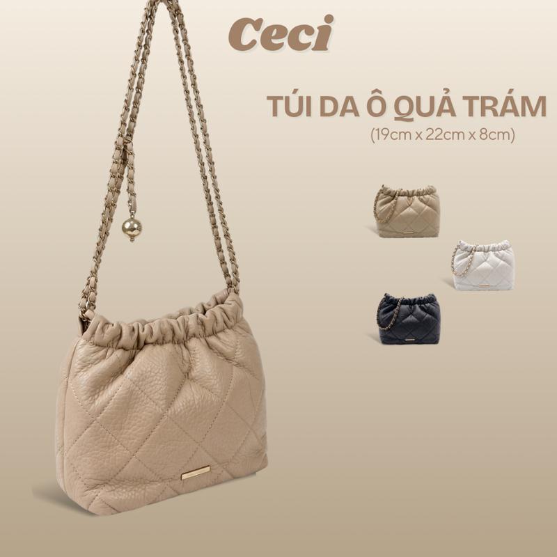 Túi Xách Nữ Da Ô Quả Trám Đeo Vai Thời Trang Sang Trọng