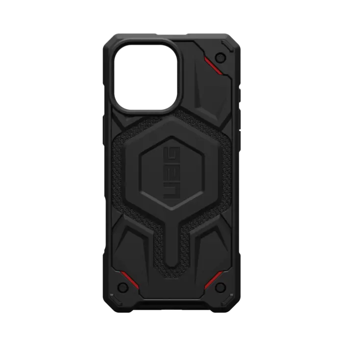 Ốp Lưng UAG, Tương Thích Với iPhone 16 Pro Max, 15Pro, 14Plus Và 13, Được Làm Bằng Chất Liệu Kevlar, Màu Đen, Nam Châm Tích Hợp, Tương Thích Với Sạc MagSafe, Vỏ Bảo Vệ Chống Rơi Chắc Chắn Cao Cấp Phụ Kiện Carbon Case 6