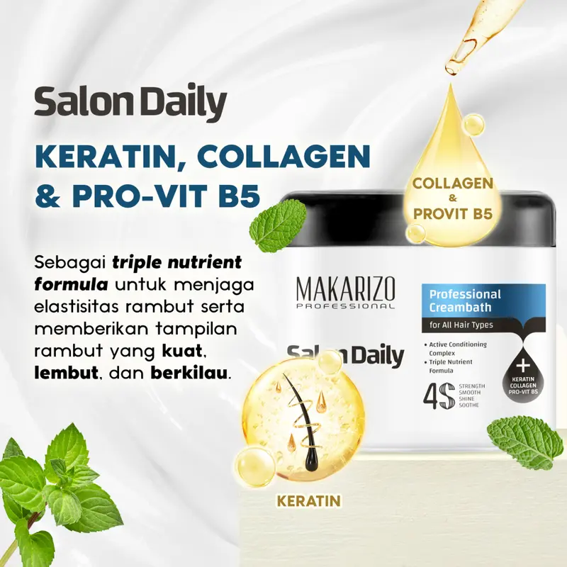 Makarizo Professional - Salon Daily Paket Anti Rambut Rontok dan Ketombe 2