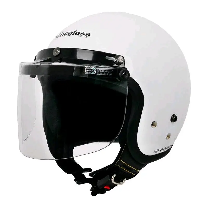 HELM BOGO CARGLOS IDENTIK KACA DATAR CLEAR/SMOKE Motorcycle 5