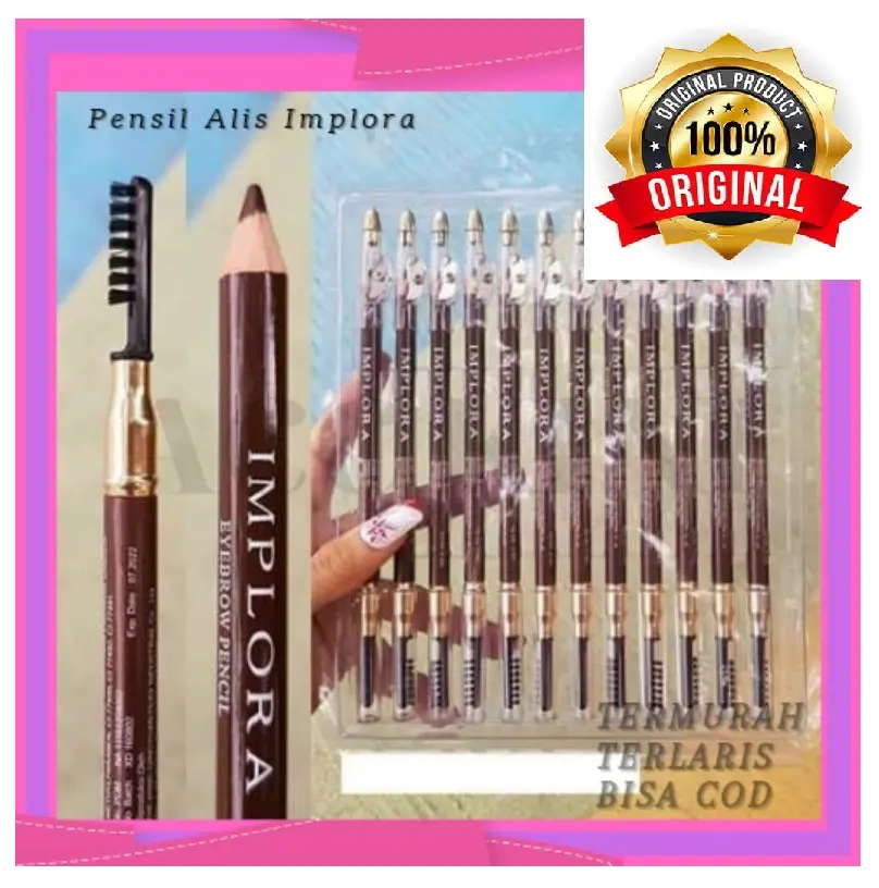 Arvahmart - Pensil Alis Implora BPOM Eyebrow Termurah