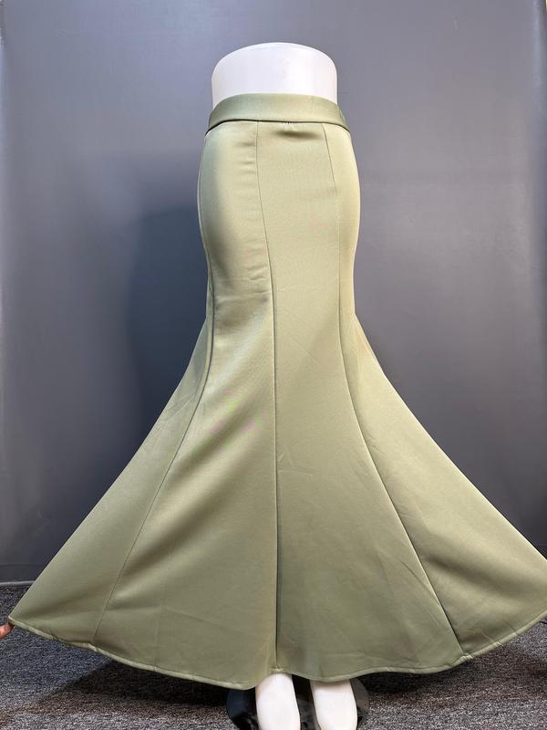 Rok Duyung Scuba Mermaid - Bawahan Wanita Panjang - Fashion Muslim Kekinian - Bisa COD 8