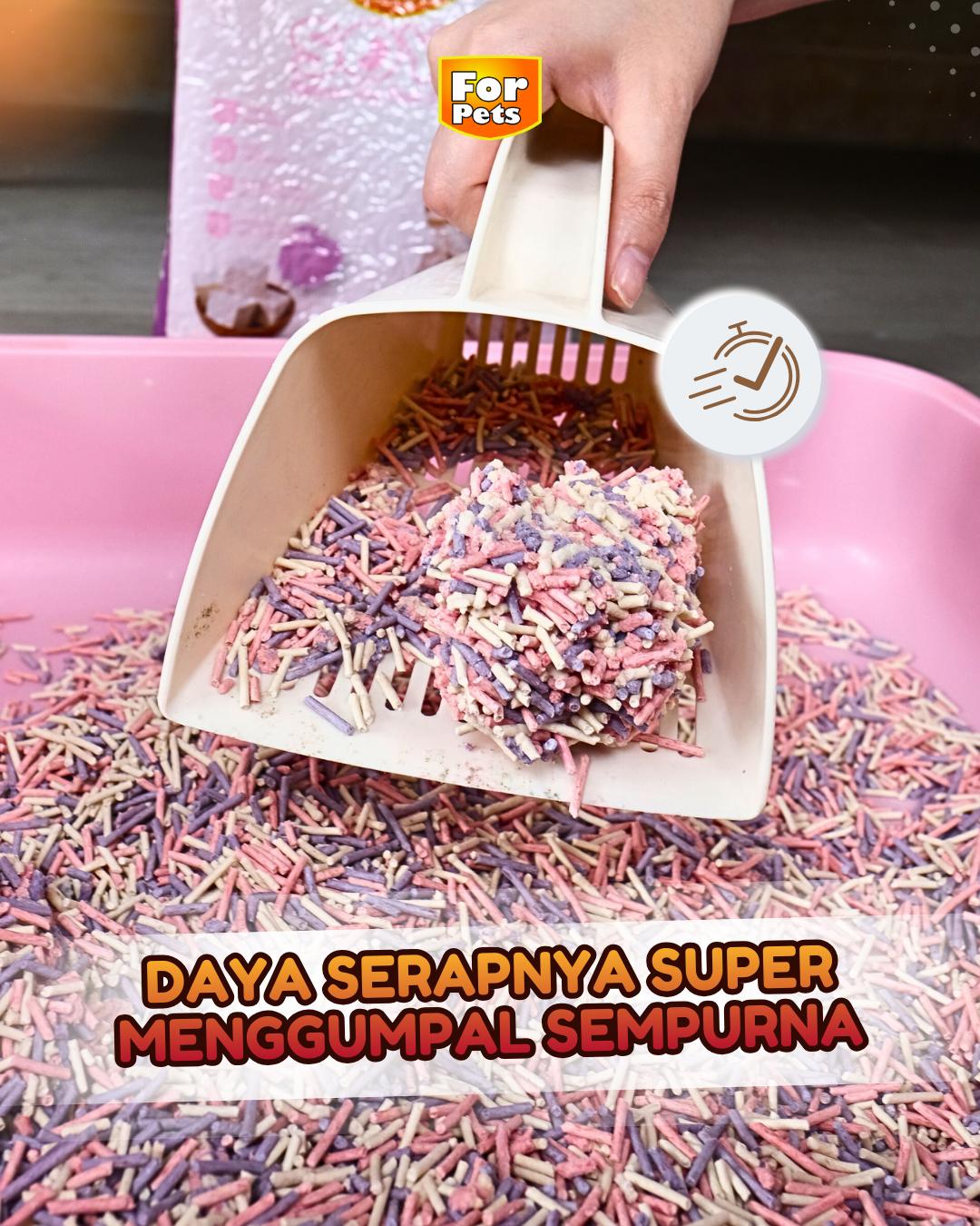 FORCATS Soya Cat Litter Pasir Kucing Gumpal Harum Tofu / Tahu 7L / 2.5KG