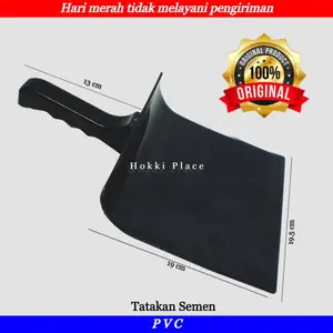 Wadah Sendok PVC Hitam Cetokan Plester Semen - Aksesoris Perangkat Tangan Paint